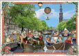 TAUSENDSCHÖN Amsterdam / Gracht mit Westerkerk Holland Postkarte