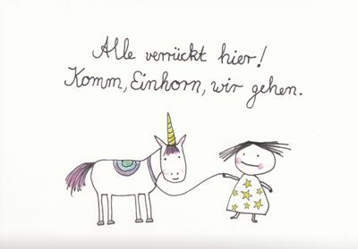 Alle Verrückt Hier Komm Einhorn Wir Gehen Alle Verrückt Hier Komm Einhorn Wir Gehen