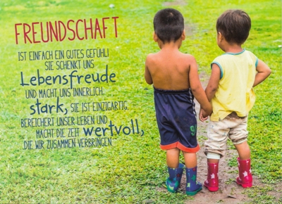 GOLDBEK Freundschaft ist einfach ein gutes Gefühl / zwei Jungen