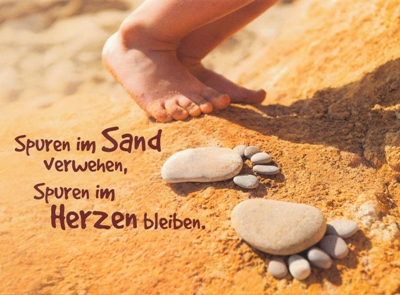 GOLDBEK Spuren im Sand verwehen, Spuren im Herzen bleiben Lichtblicke