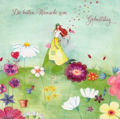 Geburtstag Frau Blumen - Über Blumen