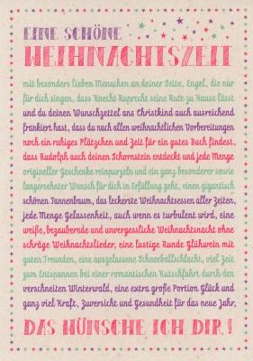 GWBI Eine schöne Weihnachtszeit Weihnachtswünsche Postkarte